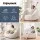 Artiss Shell-Shaped Boneless Couch Faux Fur Small Single Boneless Bean Bag Lounge Chair White 130x112x74cm