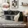 Artiss 2-in-1 Convertible Compressed Sofa Bed Folding Boneless Curved Sleeper Couch Grey 2 Pillows 200cm