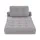 Artiss 1 Seater Corduroy Convertible Sofa Bed Grey Boneless Pull-Out Couch Removable Cover 81x90x40cm