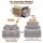 Artiss 1 Seater Corduroy Convertible Sofa Bed Grey Boneless Pull-Out Couch Removable Cover 81x90x40cm