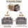 Artiss 2-Seater Corduroy Convertible Boneless Sofa Bed Grey Pull Out Couch with Pillows 140cm Wide