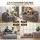 Artiss 2-Seater Corduroy Convertible Boneless Sofa Bed Grey Pull Out Couch with Pillows 140cm Wide