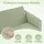 Artiss 2-in-1 Kids Sofa Foam Couch with Side Pocket, Washable Corduroy Cover, 100kg Capacity Light Green