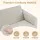 Artiss 2-in-1 Kids Sofa Couch with Side Pocket 25D Foam 100kg Light Grey