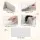 Artiss 2-in-1 Kids Sofa Couch with Side Pocket 25D Foam 100kg Light Grey
