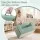 Artiss 1 Seater Kids Sofa Chair with Carry Handle Washable Cover 25D Foam 100kg Mint Green Teddy Fleece