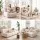 Artiss Single Small Boneless Floor Couch White Fabric Modular Memory Foam Ergonomic L-Shaped Chair 1 Seater