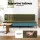 Artiss 1.9m 3-Seater Sofa Bed with Innerspring Core Soft Fibre Wrap Adjustable Olive Green 3-Position
