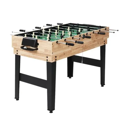 10-in-1 Multi Game Table for Kids and Adults, MDF, 123x61x80cm – Soccer, Pool, Tennis, Air Hockey, Chess and More