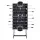 4-in-1 Foldable Soccer Table, Foosball, Pool, Table Tennis, Hockey Game Table, MDF, 122x61x81cm, Family Fun