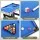 4-in-1 Foldable Soccer Table, Foosball, Pool, Table Tennis, Hockey Game Table, MDF, 122x61x81cm, Family Fun