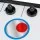 5-In-1 Game Table Pool Table Tennis Air Hockey Basketball Archery, MDF Board, 92x65x71cm, All Accessories Included