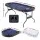 8 Player 1.8m Folding Poker Table Set with 300 Chips, Cupholders and Lockable Aluminium Case Blue Layout