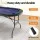 8 Player 1.8m Folding Poker Table Set with 300 Chips, Cupholders and Lockable Aluminium Case Blue Layout