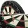 18 inch Premium Sisal Dartboard Set with Rotating Score Ring, Staple-Free Divider, 6 Steel Darts, Wall Mount, Party Game