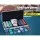 300pcs Poker Chips Set with Aluminium Case, 11.5g Casino-Style Chips, 2 Decks, 5 Dice, Buttons – Texas Hold'em Game