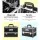 Embellir Portable Cosmetic Beauty Makeup Case, Aluminum, 23x36x26cm, Diamond Black, Adjustable Dividers, Lock & Strap