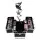 Embellir Portable Cosmetic Beauty Makeup Case, Aluminum, 23x36x26cm, Diamond Black, Adjustable Dividers, Lock & Strap