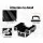 Embellir Portable Cosmetic Beauty Makeup Case, Aluminum Frame, Black Velvet Interior, 23x36x27cm, Adjustable Dividers