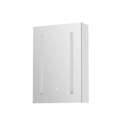 Cefito Bathroom Mirror Cabinet with LED Lighting, 500x720mm, Soft Close Door, Touch Switch, Durable MDF Construction