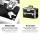 Embellir Makeup Case Beauty Trolley, Aluminum, 35x25x75cm, Black, 7 in 1 Portable Cosmetic Organizer with Wheels