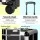 Embellir Makeup Case Beauty Trolley, Aluminum, 35x25x75cm, Black, 7 in 1 Portable Cosmetic Organizer with Wheels