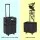 Embellir Makeup Trolley, Aluminium, 35x25x75cm, Diamond Black, Portable Beauty Case with Wheels, 4-in-1 Organizer Box