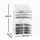 Embellir Clear Acrylic Makeup Organiser 12 Drawer Cosmetic Storage Box Large Capacity Portable Case, Clear
