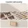 Embellir 2 Layer Jewellery Box Organiser with Clear Acrylic Lid Divided Storage and MDF Frame Beige White