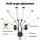 Embellir LED Beauty Light with Tripod, Aluminium Alloy, Adjustable 70-200cm, Remote Control, Salon Spa Studio Use