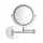 Embellir Extendable Makeup Mirror, 10X Magnifying, Double-Sided, Silver, 33x32cm, LED Touch Controls, Adjustable Lighting