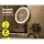 Embellir Extendable Makeup Mirror, 10X Magnifying, Double-Sided, Silver, 33x32cm, LED Touch Controls, Adjustable Lighting
