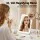Embellir Portable Makeup Mirror with Lights, Rechargeable, Detachable 10x Magnifier, 19cm x 13cm White