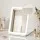 Embellir Portable Makeup Mirror with Lights, Rechargeable, Detachable 10x Magnifier, 19cm x 13cm White
