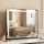 Embellir Makeup Mirror, Aluminum Frame, 60x50cm, Black, Hollywood Vanity with LED Light, Touch Controls, 3 Color Temps