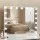 Embellir Makeup Mirror, Metal + MDF, 80x60cm, White, Hollywood Vanity with LED Light, Touch Control, 10x Magnification