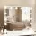 Embellir Makeup Mirror, Metal & MDF, 60x52cm, White, Hollywood Vanity with LED Light & 10x Magnification