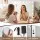 Embellir 90x60cm Hollywood Vanity Makeup Mirror with 18 Dimmable LED Bulbs, USB Charging and 3 Light Modes