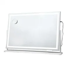 Embellir 90 x 60cm Makeup Mirror with LED Lighting and 360-Degree Rotation, 10x Magnification