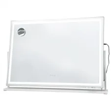 Embellir 100 x 70cm Makeup Mirror with LED Lighting, 360-Degree Rotation and 10x Magnification Vanity