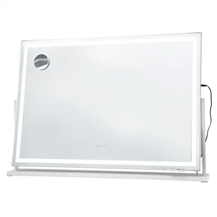 Embellir 100 x 70cm Makeup Mirror with LED Lighting, 360-Degree Rotation and 10x Magnification Vanity