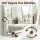 Embellir 100 x 70cm Makeup Mirror with LED Lighting, 360-Degree Rotation and 10x Magnification Vanity