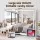 Embellir 100 x 70cm Makeup Mirror with LED Lighting, 360-Degree Rotation and 10x Magnification Vanity