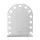 Embellir 40x50cm Vanity Makeup Mirror with LED Bulb Lights, 5x Magnifier, Aluminium Frame, 3 Colour Modes, White Arch