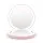 Embellir LED Compact Travel Makeup Mirror with 1x and 10x Magnification Three Colour Lighting Pink
