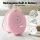 Embellir LED Compact Travel Makeup Mirror with 1x and 10x Magnification Three Colour Lighting Pink