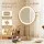 Embellir Lighted Makeup Mirror Double Sided 10X Magnifying Rechargeable LED Tabletop Gold Finish Mirror
