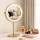 Embellir Lighted Makeup Mirror Double Sided 10X Magnifying Rechargeable LED Tabletop Gold Finish Mirror