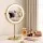 Embellir Lighted Makeup Mirror Double Sided 10X Magnifying Rechargeable LED Tabletop Gold Finish Mirror