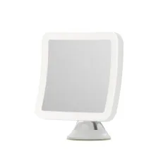 Embellir 10X Magnification LED Makeup Mirror | 360° Rotation, Suction Cup, Rechargeable, Portable, 13cm Glass Surface